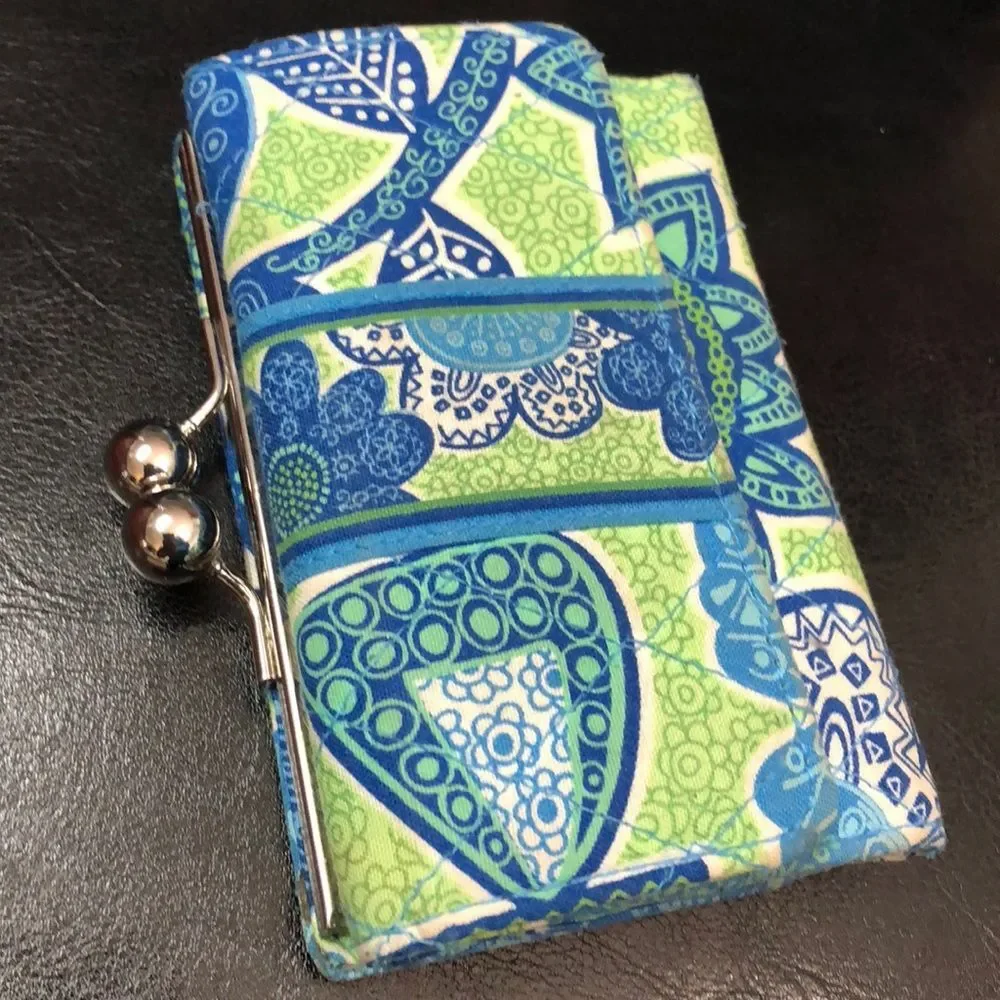Vera Bradley Quilted Trifold Wallet